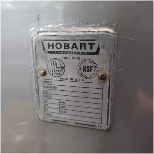 M802 HOBART USED 80 QUART MIXER - Image 2